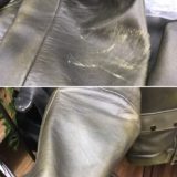 革ジャンのスレ傷の補修～革ジャケットメンテナンス