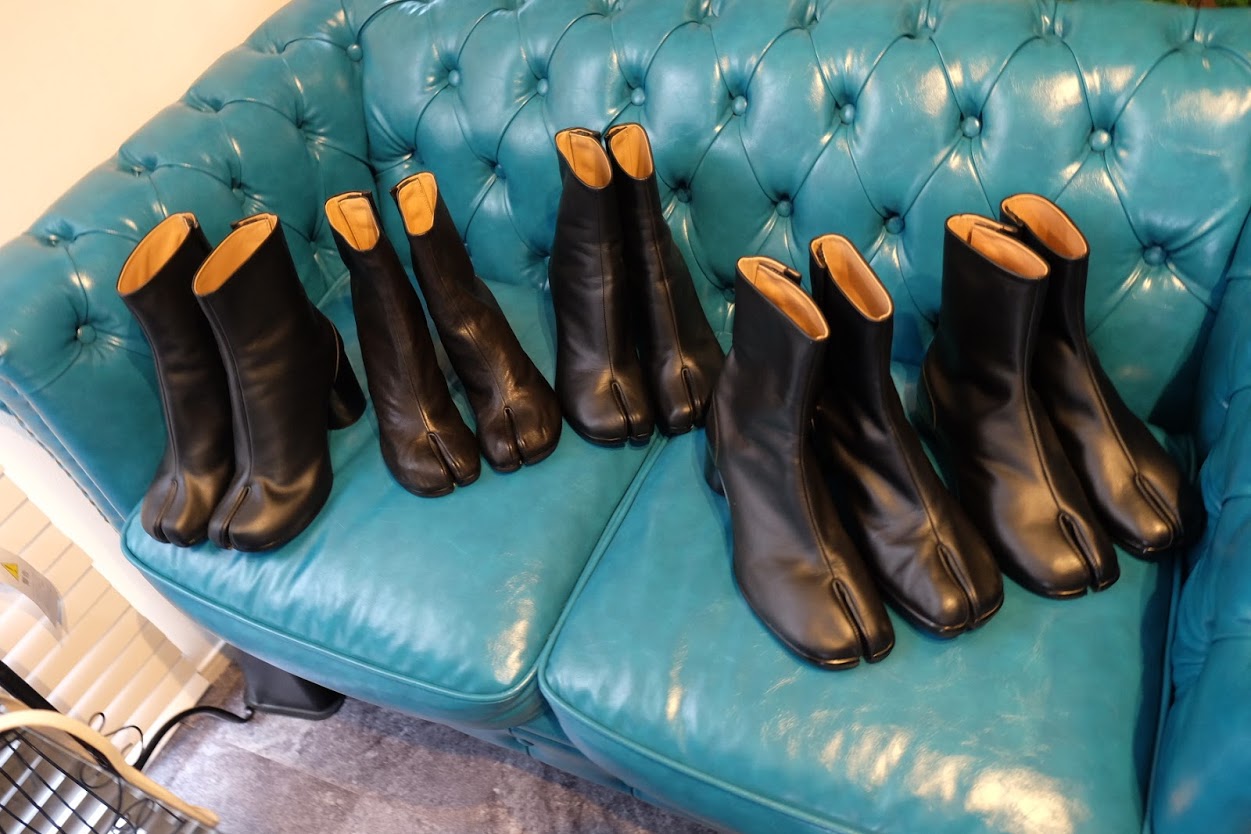 マルジェラ足袋ブーツのサイズ感や購入先について | 新宿御苑工房 