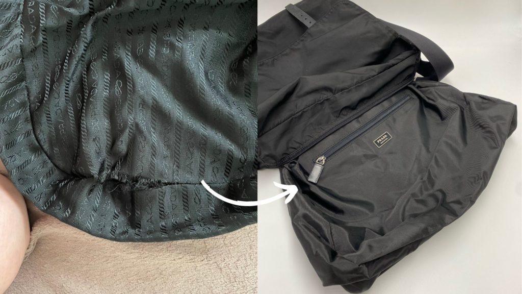 プラダ 内袋交換 詳細