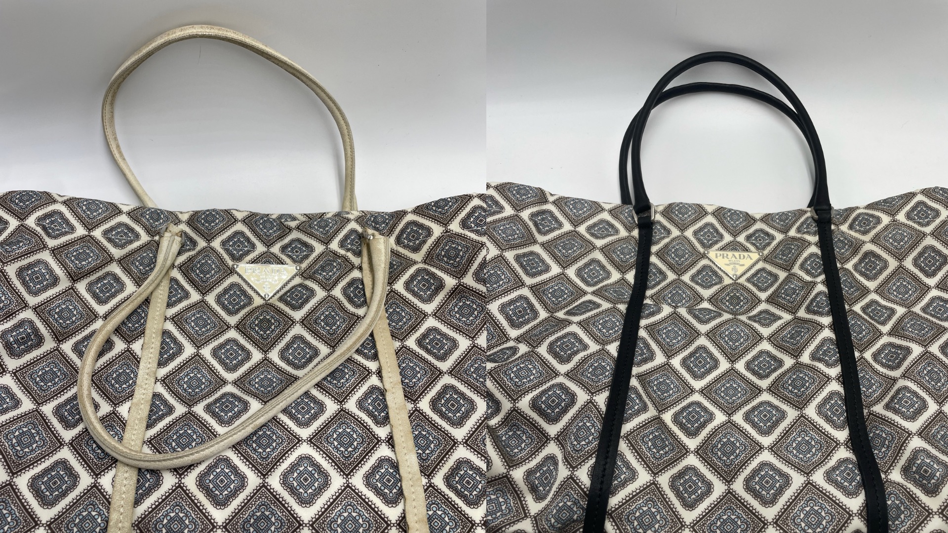 正規店修理で断られる昔のプラダのバッグを修理してまた使いたい